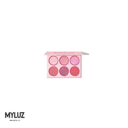 رژگونه 6 رنگ شیگلم (Floral flush blush palette sheglam)