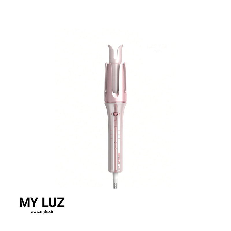 دستگاه کرلی مو صورتی شیگلم (ONE TOUCH INSTANT CURLER Sheglam)