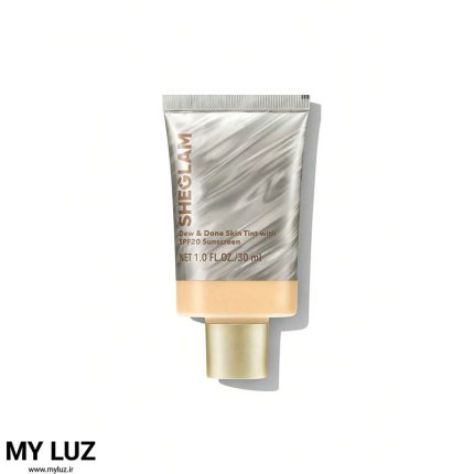 تینت پوستی شیگلم Dew & Done skin tint with spf20- Nude (Sheglam)