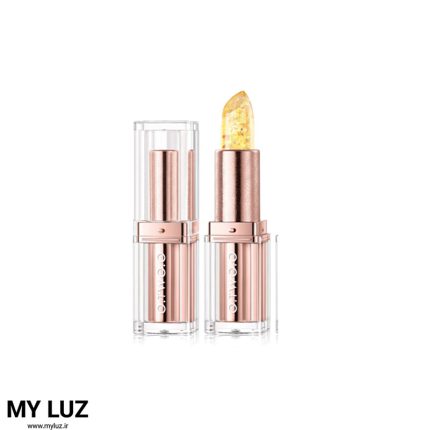 رژلب ترموکرومیک فویل طلایی رنگ 01 او تو او Gold foil thermochromic lipstick 01 (o two o)