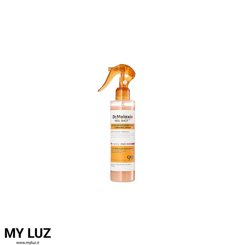 اسپری لایه بردار کوجیک اسید دکتر ملاکسین Dr Melaxin Peel Shot Exfoliating Kojic Acid Spray 200Ml